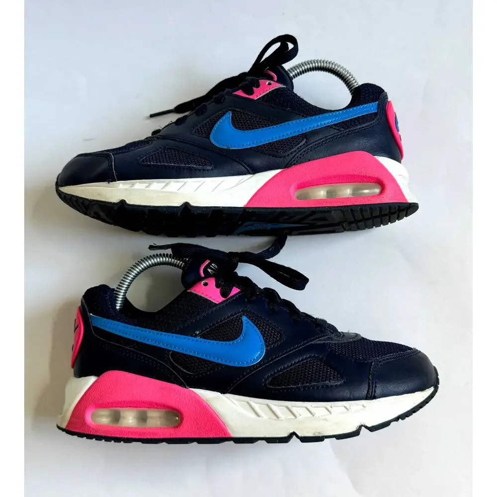 Nike Air Max Sneakers Navy Blue Pink Size Youth 4